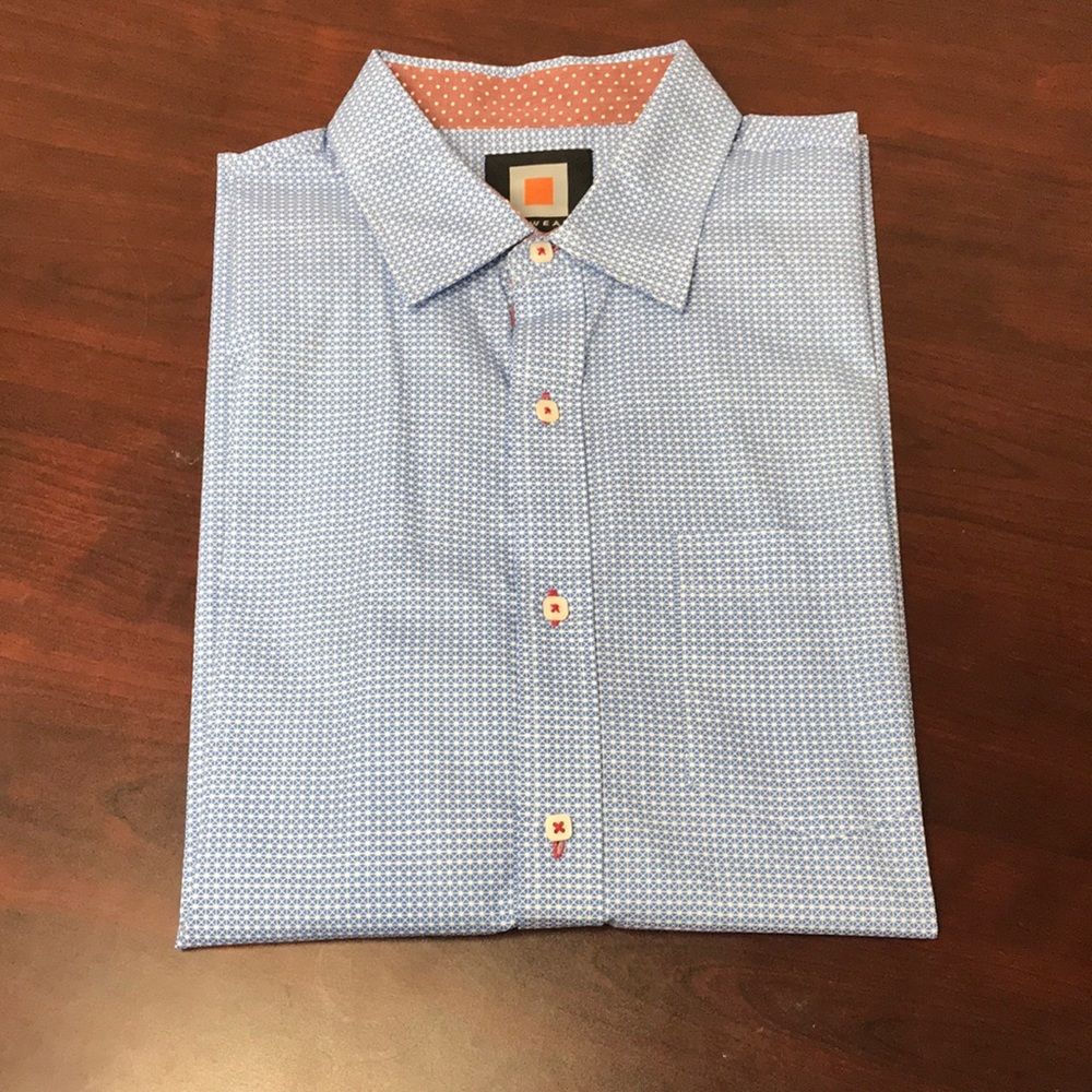 SQ Wear short sleeve button shirt NWOT